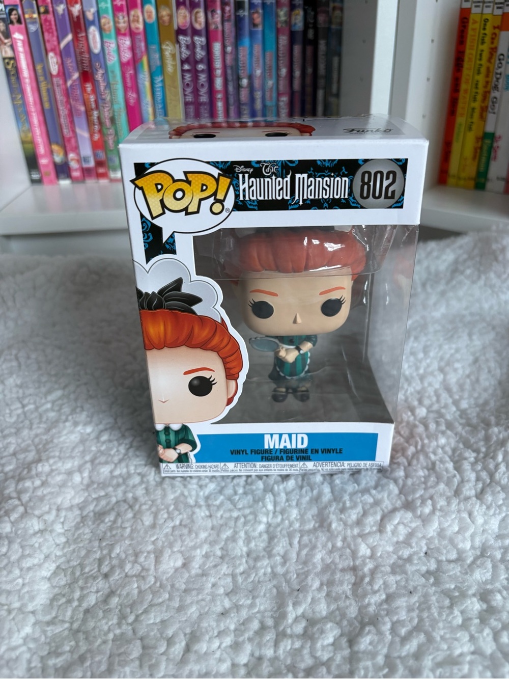 Funko Pop! Haunted Mansion Maid Figurine in Green and Red